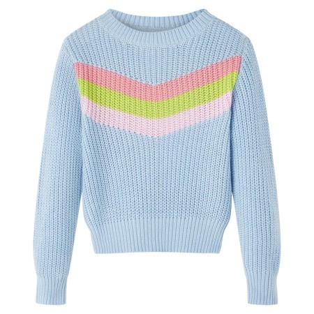 Jersey de punto infantil azul 128 de vidaXL, Camisetas para niños - Ref: Foro24-14700, Precio: 14,39 €