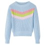 Jersey de punto infantil azul 128 de vidaXL, Camisetas para niños - Ref: Foro24-14700, Precio: 14,39 €