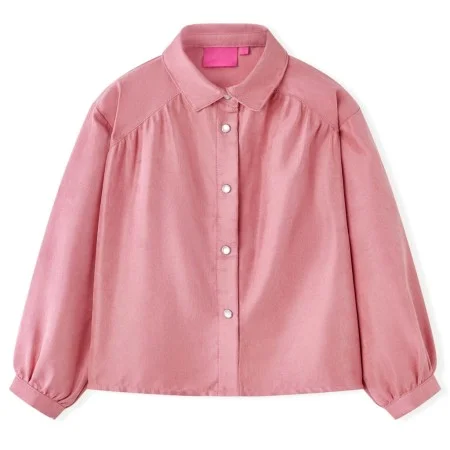 Kinderbluse mit Puffärmeln blassrosa 140 von vidaXL, Kinder-T-Shirts - Ref: Foro24-15105, Preis: 11,59 €, Rabatt: %