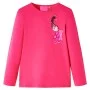 Kinder-Langarm-T-Shirt 116 in leuchtendem Rosa von vidaXL, Kinder-T-Shirts - Ref: Foro24-13591, Preis: 8,59 €, Rabatt: %