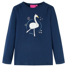 Navy blue long-sleeved children's t-shirt 104 by vidaXL, Kids T-shirts - Ref: Foro24-13695, Price: 8,87 €, Discount: %