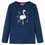 Marineblaues Langarm-T-Shirt für Kinder 104 von vidaXL, Kinder-T-Shirts - Ref: Foro24-13695, Preis: 8,77 €, Rabatt: %