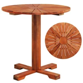 Bistro terrace table solid acacia wood 70x70 cm by vidaXL, Garden tables - Ref: Foro24-44037, Price: 89,20 €, Discount: %