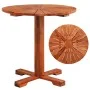 Mesa para terraza bistró madera maciza de acacia 70x70 cm de vidaXL, Mesas de jardín - Ref: Foro24-44037, Precio: 89,16 €, De...