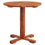 Mesa para terraza bistró madera maciza de acacia 70x70 cm de vidaXL, Mesas de jardín - Ref: Foro24-44037, Precio: 89,16 €, De...