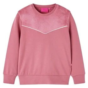 Raspberry velvet patchwork children's sweatshirt 116 by vidaXL, Kids T-shirts - Ref: Foro24-14006, Price: 11,64 €, Discount: %