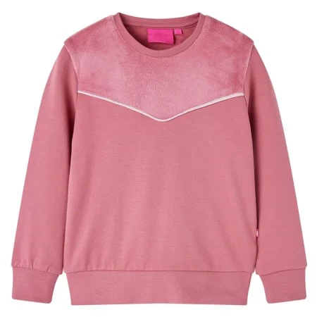 Raspberry velvet patchwork children's sweatshirt 116 by vidaXL, Kids T-shirts - Ref: Foro24-14006, Price: 11,64 €, Discount: %