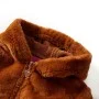 Kinderjacke mit Kapuze aus Kunstfell in Cognac-Farbe 116 von vidaXL, Oberbekleidung für Kinder - Ref: Foro24-14046, Preis: 16...