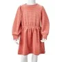Rosa Langarm-Kinderkleid 128 von vidaXL, Kinderkleider - Ref: Foro24-14467, Preis: 12,71 €, Rabatt: %