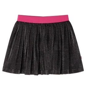 Falda plisada infantil con purpurina azul marino 128 de vidaXL, Pantalones de niños - Ref: Foro24-14825, Precio: 13,96 €, Des...