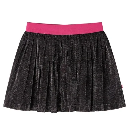 Falda plisada infantil con purpurina azul marino 128 de vidaXL, Pantalones de niños - Ref: Foro24-14825, Precio: 13,96 €, Des...