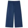 Pantalón infantil con perneras anchas azul marino 140 de vidaXL, Pantalones de niños - Ref: Foro24-14831, Precio: 13,36 €, De...