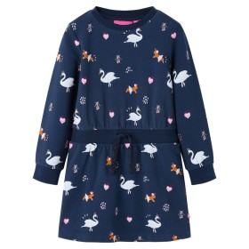 Marineblaues Langarm-Kinderkleid 140 von vidaXL, Kinderkleider - Ref: Foro24-14846, Preis: 17,68 €, Rabatt: %