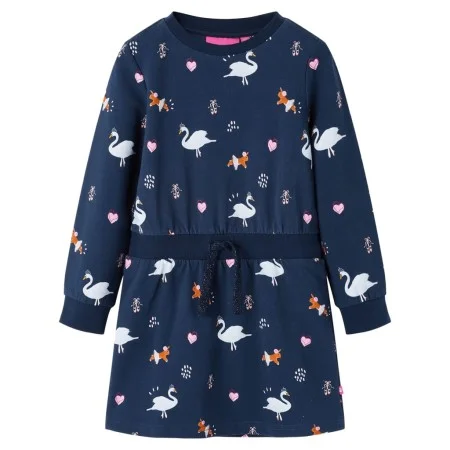 Navy blue long-sleeved children's dress 116 by vidaXL, Children's dresses - Ref: Foro24-14844, Price: 17,50 €, Discount: %