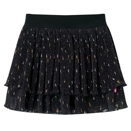 Kinderrock mit gestuftem Rüschendesign Schwarz 116 von vidaXL, Kinderhosen - Ref: Foro24-14899, Preis: 13,06 €, Rabatt: %