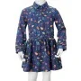 Marineblaues Langarm-Kinderkleid 128 von vidaXL, Kinderkleider - Ref: Foro24-14915, Preis: 17,13 €, Rabatt: %