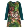 Dunkelgrünes Langarm-Kinderkleid 116 von vidaXL, Kinderkleider - Ref: Foro24-14934, Preis: 13,53 €, Rabatt: %