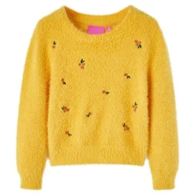 Ockerfarbener Kinderstrickpullover 140 von vidaXL, Kinder-T-Shirts - Ref: Foro24-14941, Preis: 16,75 €, Rabatt: %