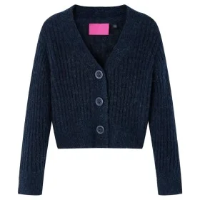 Marineblaue Kinder-Strickjacke 128 von vidaXL, Kinder-T-Shirts - Ref: Foro24-14955, Preis: 13,36 €, Rabatt: %