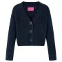 Navy blue children's knitted cardigan 128 by vidaXL, Kids T-shirts - Ref: Foro24-14955, Price: 13,36 €, Discount: %