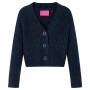 Rebeca de punto infantil azul marino 128 de vidaXL, Camisetas para niños - Ref: Foro24-14955, Precio: 13,48 €, Descuento: %