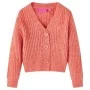 Rebeca de punto infantil rosa medio 128 de vidaXL, Camisetas para niños - Ref: Foro24-14960, Precio: 13,36 €, Descuento: %