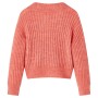 Rebeca de punto infantil rosa medio 128 de vidaXL, Camisetas para niños - Ref: Foro24-14960, Precio: 13,48 €, Descuento: %