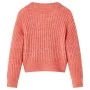 Rebeca de punto infantil rosa medio 128 de vidaXL, Camisetas para niños - Ref: Foro24-14960, Precio: 13,36 €, Descuento: %