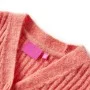 Rebeca de punto infantil rosa medio 128 de vidaXL, Camisetas para niños - Ref: Foro24-14960, Precio: 13,36 €, Descuento: %