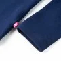 Marineblaues Langarm-T-Shirt für Kinder 128 von vidaXL, Kinder-T-Shirts - Ref: Foro24-13767, Preis: 8,45 €, Rabatt: %