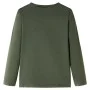 Khakifarbenes Langarm-T-Shirt für Kinder 140 von vidaXL, Kinder-T-Shirts - Ref: Foro24-13773, Preis: 8,45 €, Rabatt: %