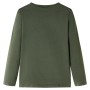 Khakifarbenes Langarm-T-Shirt für Kinder 140 von vidaXL, Kinder-T-Shirts - Ref: Foro24-13773, Preis: 8,54 €, Rabatt: %