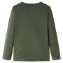 Khakifarbenes Langarm-T-Shirt für Kinder 116 von vidaXL, Kinder-T-Shirts - Ref: Foro24-13771, Preis: 8,45 €, Rabatt: %