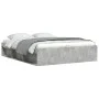 Concrete gray bed frame 150x200 cm by vidaXL, Beds and slatted bases - Ref: Foro24-3203869, Price: 134,14 €, Discount: %