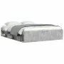 Concrete gray bed frame 150x200 cm by vidaXL, Beds and slatted bases - Ref: Foro24-3203869, Price: 134,14 €, Discount: %