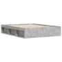 Concrete gray bed frame 150x200 cm by vidaXL, Beds and slatted bases - Ref: Foro24-3203869, Price: 134,14 €, Discount: %