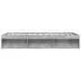 Concrete gray bed frame 150x200 cm by vidaXL, Beds and slatted bases - Ref: Foro24-3203869, Price: 134,14 €, Discount: %