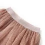 Falda infantil con purpurina rosa suave 128 de vidaXL, Pantalones de niños - Ref: Foro24-15089, Precio: 11,23 €, Descuento: %