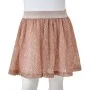 Falda infantil con purpurina rosa suave 128 de vidaXL, Pantalones de niños - Ref: Foro24-15089, Precio: 11,23 €, Descuento: %
