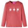 Hellbraunes, langärmliges Kinder-T-Shirt 140 in Rosa von vidaXL, Kinder-T-Shirts - Ref: Foro24-13778, Preis: 8,54 €, Rabatt: %
