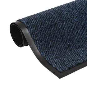 Rectangular knotted entrance mat 80x120 cm blue by vidaXL, Doormats - Ref: Foro24-132713, Price: 37,01 €, Discount: %