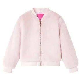 Kinderjacke aus zartrosa Kunstleder 116 von vidaXL, Oberbekleidung für Kinder - Ref: Foro24-14251, Preis: 13,87 €, Rabatt: %