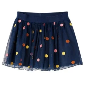 Children's tulle skirt with navy blue polka dots 128 by vidaXL, kids pants - Ref: Foro24-13507, Price: 10,22 €, Discount: %