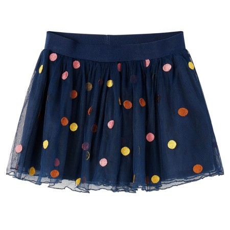 Kinder-Tüllrock mit marineblauen Punkten 128 von vidaXL, Kinderhosen - Ref: Foro24-13507, Preis: 10,33 €, Rabatt: %