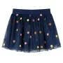 Falda infantil de tul con lunares azul marino 128 de vidaXL, Pantalones de niños - Ref: Foro24-13507, Precio: 10,22 €, Descue...