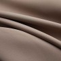 Cortinas opacas con anillas de metal 2 pzs gris topo 140x175 cm