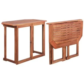 Mesa para terraza bistró madera maciza de acacia 90x50x75 cm de vidaXL, Mesas de jardín - Ref: Foro24-44039, Precio: 94,20 €,...