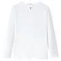 Langarm-T-Shirt für Kinder in der Farbe Ecru 116 von vidaXL, Kinder-T-Shirts - Ref: Foro24-13816, Preis: 8,77 €, Rabatt: %