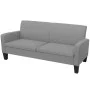 3-Sitzer-Sofa 180x65x76 cm hellgrau von vidaXL, Sofas - Ref: Foro24-244711, Preis: 309,25 €, Rabatt: %