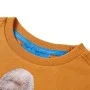 Dunkelockerfarbenes, langärmliges Kinder-T-Shirt 104 von vidaXL, Kinder-T-Shirts - Ref: Foro24-13215, Preis: 8,59 €, Rabatt: %